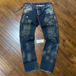 NWT Cult of Individuality Sample Greaser Straight Selvedge Denim Jeans C209
